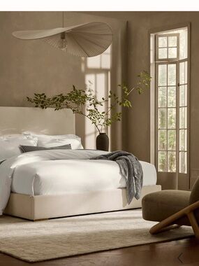 Boll & Branch Diamond Textured Duvet Cover White Full Queen Organic Cotton